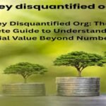 Stacks of coins with growing trees representing money disquantified org and financial value beyond numbers