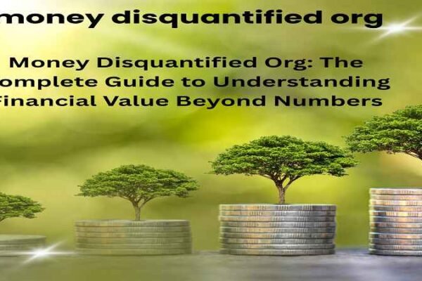 Stacks of coins with growing trees representing money disquantified org and financial value beyond numbers